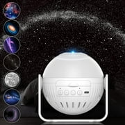 KISTRA Star Galaxy Projector 7 in 1 Planetarium Constellation Projector 360 Adjustable with Planets Nebulae Moon Ceiling Projector for Kids Room Decor, Night Light Ambiance