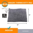 thumbnail image 5 of K&H Pet Products Amazin’ Kitty Pad Heated Gray 20 X 15 Inches - 1 pack, 5 of 10