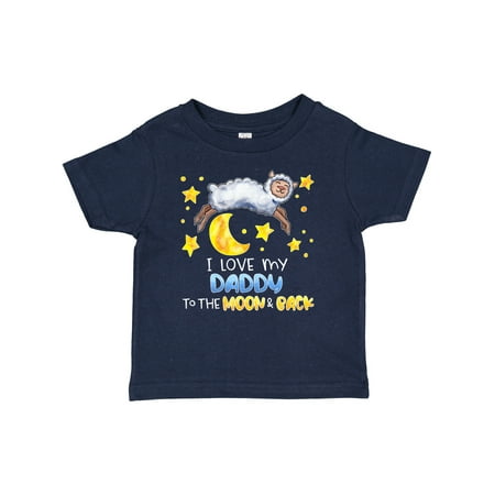 

Inktastic I Love My Daddy to the Moon and Back Cute Sheep Gift Baby Boy or Baby Girl T-Shirt