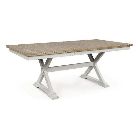 Signature Design by Ashley Westlinport White Dining Butterfly Extension Table