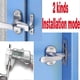 thumbnail image 3 of High and low pin lock Anti-theft door lock,Old-fashioned buckle lock, 3 of 5