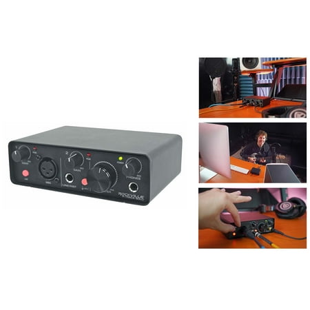 Rockville R-TRACK SOLO Recording USB C Audio Interface 24Bit 192Khz+ASIO Drivers