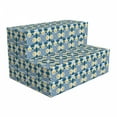 thumbnail image 1 of Azulejo Foldable Mattress, Portuguese Ceramic Tile Art, 74.8" x 35.4", Pale Orange and Petrol Blue, by Ambesonne, 1 of 6