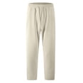 thumbnail image 4 of Men's Pants Big and Tall 54x30 Solid Color Tight Waist Drawstring Pocket Casual Sports Pants Active Fit, 4 of 9