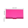 thumbnail image 2 of Professional Business Card Holder Aluminum Pocket Credit Card Case, Rose Red, Pink 2 Pack, 2 of 6