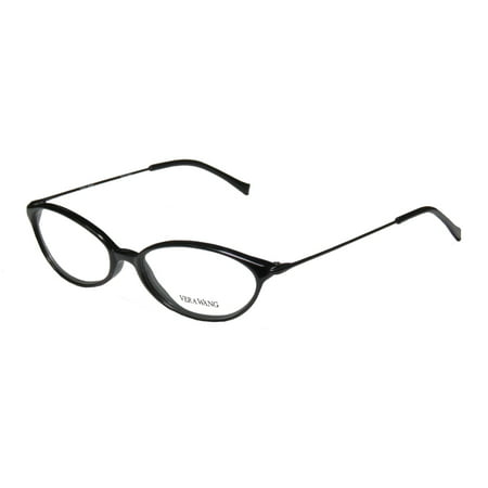 New Vera Wang V11 Womens/Ladies Cat Eye Full-Rim Black Sophisticated Classy Stunning Cat Eye Frame Demo Lenses 49-16-135 Eyeglasses/Eye Glasses
