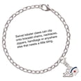 thumbnail image 2 of Delight Jewelry Silver-tone Mini Nurse Hat - Silver-tone Clip on Charm with Mini Year 2025, 2 of 4