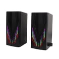 thumbnail image 1 of Altavoces de ordenador YXHDZ con iluminación RGB USB para PC, 1 of 9