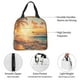 thumbnail image 4 of Easygdp Tropical Sunset Beach Scene Bolsa Térmica Premium - Tela Oxford Impermeable, Gran Capacidad, Bolsillo Frontal, Unisex para Trabajo, Escuela, Actividades al Aire Libre y Picnics, 4 of 8