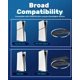 thumbnail image 2 of Soporte Vertical para Videoconsolas PS5 Slim Disco y Edición Digital con Tornillo, Soporte Vertical Negro Compatible con Accesorios de Consola Play Station 5 Slim, 2 of 7