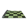 thumbnail image 2 of Ahgly Company Indoor Square Checkered Light Blue Modern Area Rugs, 6' Square, 2 of 4