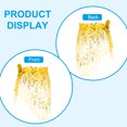 thumbnail image 4 of Uxcell Women's Belly Dance Hip Scarf with Sequins Triangle Wrap Skirts Waist Chain for Music Festival Party Costume Yellow, 4 of 7