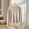 thumbnail image 6 of CBASIHI Womens Sweaters Casual Crew Neck Long Sleeve Pullover Fall Knit Tops XL, 6 of 6