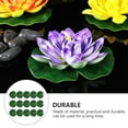 thumbnail image 3 of WHAMVOX 15Ud Hojas De Loto Artificiales De Eva Verde Para Y Regalos Creativos, 3 of 6