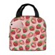 thumbnail image 1 of Disketp Cute Strawberry for Insulated Lunch Bag for Women and Men, Perfect for Work, Hiking, Picnic, 1 of 8