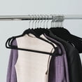 thumbnail image 3 of Velvet Hanger, (Pack of 25), Black, 3 of 3