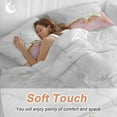 thumbnail image 4 of Pink Gold Marble Bedding Duvet Cover Set King Size 4 Pieces Abstract Wave Modern Luxury Bedding Set with Zipper Closure, 1 Comforter Cover 92x106 Inches 1 Flat Sheet & 2 Pillow Cases, 4 of 7