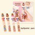 thumbnail image 2 of Colorful Ink Gel Pens, 10 Colors in One Ballpoint Pen, Smooth Writing Quick-Dry Ink for School, Office, Art Projects, Journaling, Note Taking, Multi-Function Stationery Supplies, 15cm Length, 2 of 8
