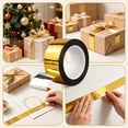 thumbnail image 4 of Gold Washi Tape, 1.96"x164Ft High Viscosity Decorative Craft Tape, Mirror Tape, Reusable DIY Tape for Gift Wrapping Scrapbooking Photo Wall, Metallic Tape for Wedding Party Art Craft Decoration,Gold, 4 of 6