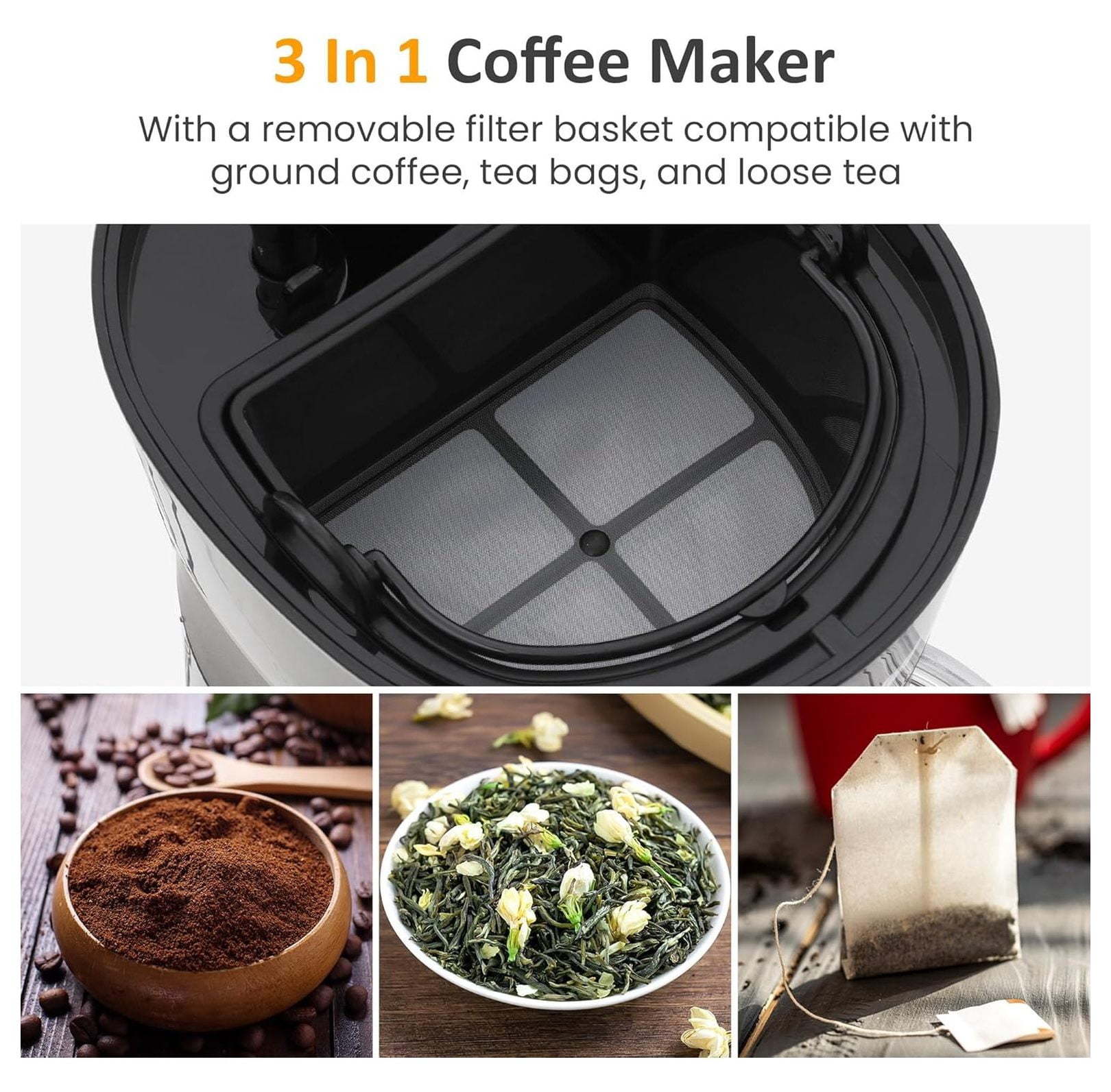 Iced Coffee Maker & Tea Brewer, 20oz Double Wall Cups, Single Serve, Strength Control, Portable Cold Brew System for Home & Office - Black