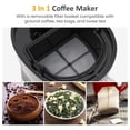 thumbnail image 2 of Iced Coffee Maker & Tea Brewer, 20oz Double Wall Cups, Single Serve, Strength Control, Portable Cold Brew System for Home & Office - Black, 2 of 7