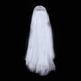 thumbnail image 6 of LeeQinersw 1/6 Scale Long Straight Wig Hairpiece White Hair for 12'' Dolls Accessory Making Silver, 6 of 9