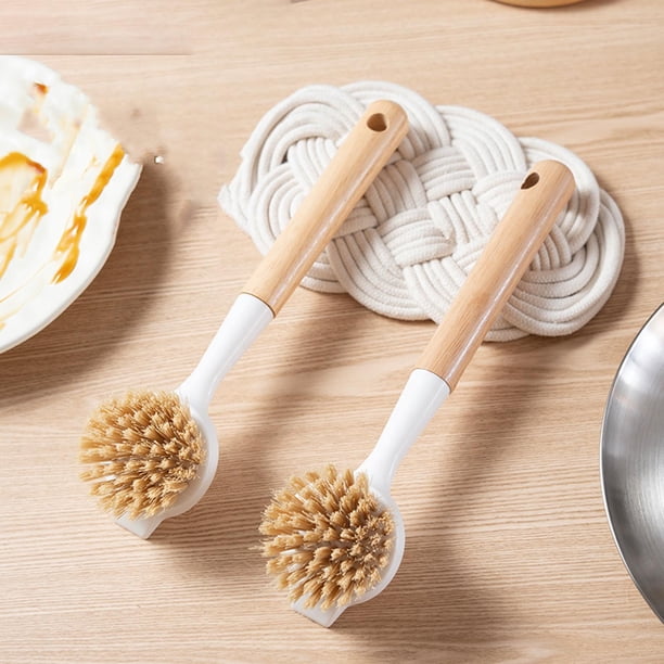 XWSHYW Aparatos de Utensilios de Cocina. Cepillo para Ollas de Mango Largo, Cepillo para Ollas Específico para Cocina, Herramienta para Lavar Platos para Uso Doméstico, Cepillo de Limpieza y Descalci