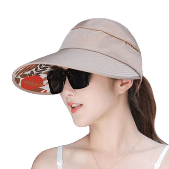 Women's Oversize Wide Brim Straw Sun Hat Spring Summer Beach Essential,A,One Size,KLOY2K