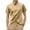 Khaki, variant on Men's Business Casual Short Sleeve Button Shirt, Polyester/Spandex, M-XXXXL Sizes