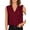 Z Burgundy, variant on SHEWIN Womens Tank Tops Pleated V Neck Sleeveless Blouses Casual Flowy Dressy Summer Basic Vest Business Work Shirt