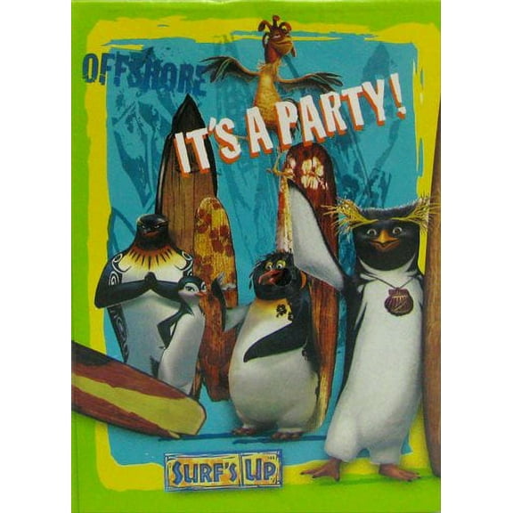 Surf's Up Invitations w/ Env. (8ct)
