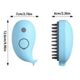 thumbnail image 3 of Rechargeable Cat Steam Brush - 3-in-1 Pet Grooming Tool for Shedding, Massage, and Hair Removal - Whale-Shaped Silicone Brush for Cats and Dogs with Gentle Steam Function, 3 of 7