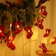 thumbnail image 4 of Decoraciones de Halloween, adornos de Halloween, regalos de Halloween, luces LED de cadena, luces decorativas para vallas de jardín y hogar, decoración del hogar, luces de cadena decorativas., 4 of 9