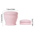 thumbnail image 1 of Tasse d'Eau en Silicone Pliable, Qualité Alimentaire, Tasse de Voyage et de Camping Pliable, Légère, Réutilisable, Tasse Portable pour Rince-Bouche et Thé, Design Compact, 1 of 5