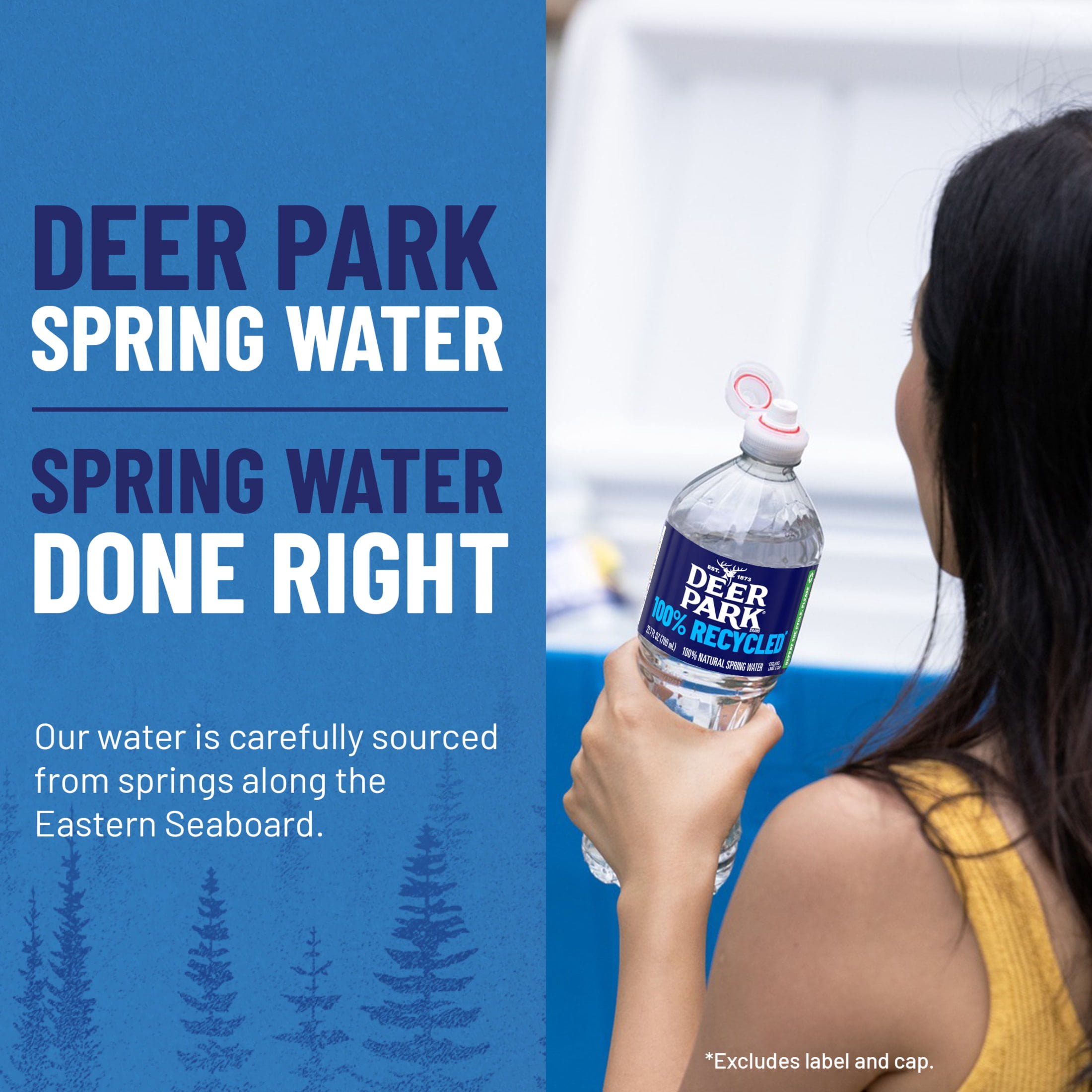 Deer Park Spring Water, 8 Fl Oz, 48-Pack Plastic Bottles