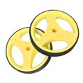 thumbnail image 2 of HAOAN Roues Stabilisatrices de Vélo pour Adultes Jaunes Réglables avec Soutien Enfant, 2 of 8