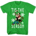 thumbnail image 1 of Popeye Tis The Season Kelly Adult T-Shirt S, 1 of 2