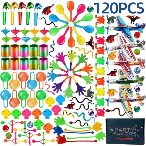 Prize Box Toys Amy & Benton 120 unidades para fiesta de cumpleaños infantil