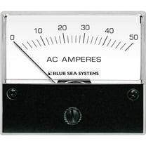 Blue Sea Systems Boat/RV 9630 AC Analog Meter Ammeters 0-50 Amp