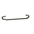 thumbnail image 3 of Curved Pointed Wall Mounted Wrought Iron Towel Bar 21" W, 3 of 9