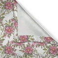 thumbnail image 4 of Ambesonne Flower Window Valance, Dog Rose Garden Floral, 54" X 18", Lime Green Pale Pink, 4 of 5