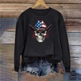 thumbnail image 2 of SELONE Long Sleeve Shirts for Women Fourth of July Print Letter Pullover Crewneck Tops Patriotic Graphic Clothes, 2 of 5
