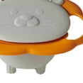 thumbnail image 2 of Children Rotation Spill Resistant Bowl Feeding 360 Degrees Rotation Tableware Baby Toddlers Spill Free Bowl White, 2 of 12