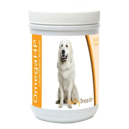 UPC: 0840235113362 | Healthy Breeds Great Pyrenees Omega HP Fatty Acid Skin and Coat Support Soft Chews