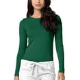 thumbnail image 2 of Adar Underscrubs for Women Multi Color 2 Pack - Long Sleeve Underscrub Comfort Tee, 2 of 5