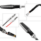 thumbnail image 2 of 4pz Direccionales LED Malubero Moto Secuencial Azul, 2 of 3