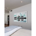 thumbnail image 4 of "Trees Reflect Green 2" Framed Painting Print, 4 of 6