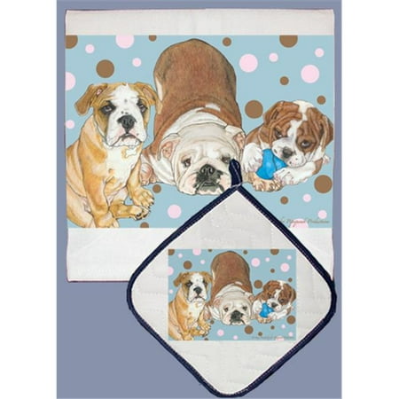

Dish Towel and Pot Holder Set - Bull Dog