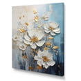 thumbnail image 2 of Designart "Golden Floral Transition I" Seasonal Flowers Wall Art Prints, 2 of 7
