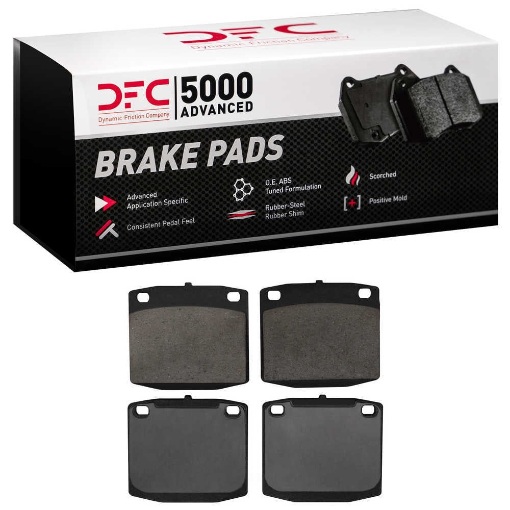 Dynamic Friction Company 1551-0117-00 DFC 5000 Advanced Brake Pads - Ceramic - OE Equivalent